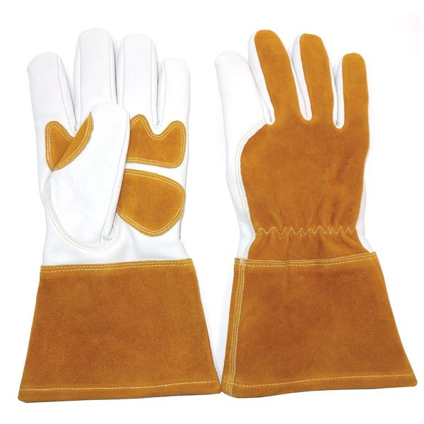 Powerweld Premium Goatskin Leather MIG Welding Gloves, Large PW4000L